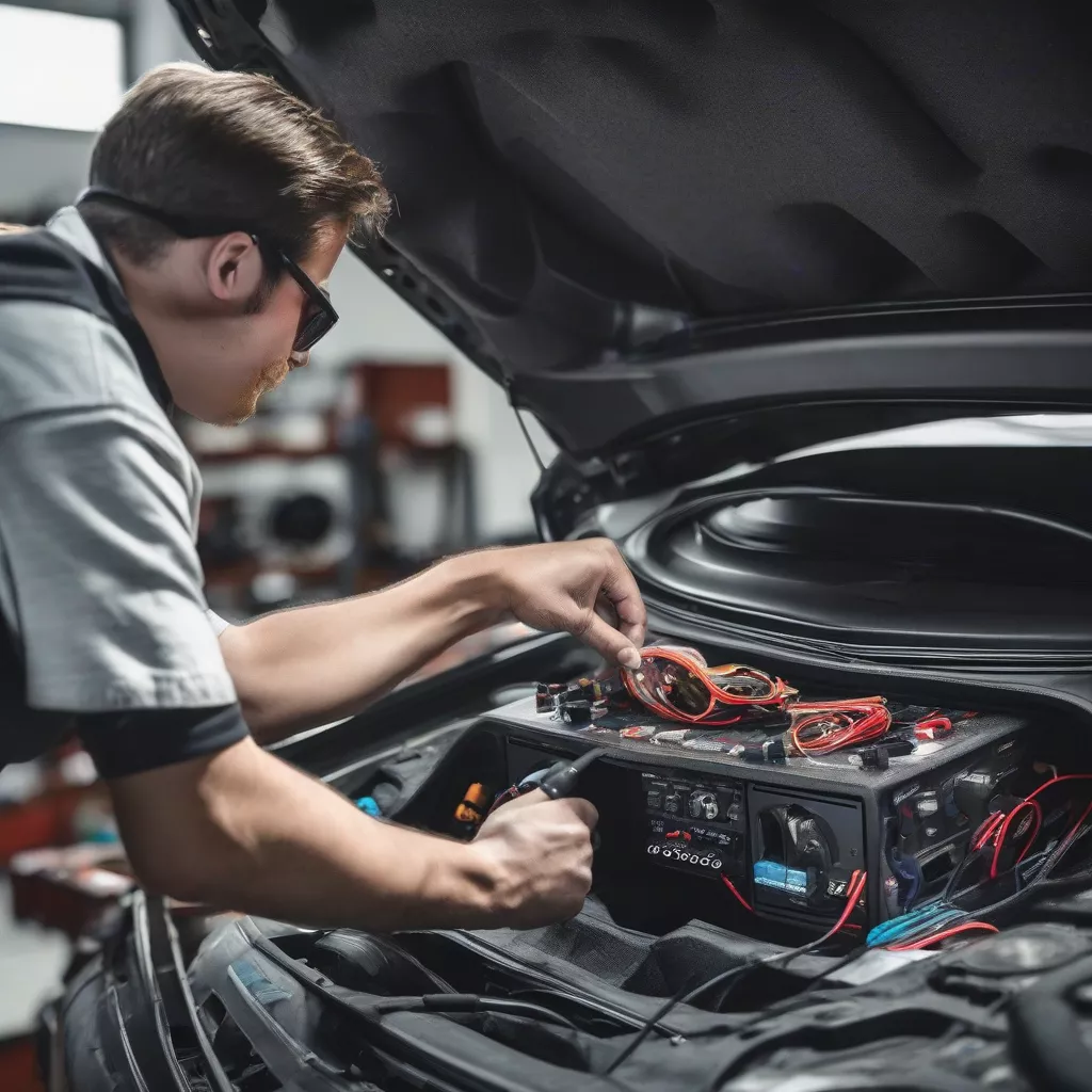 Car speaker installation