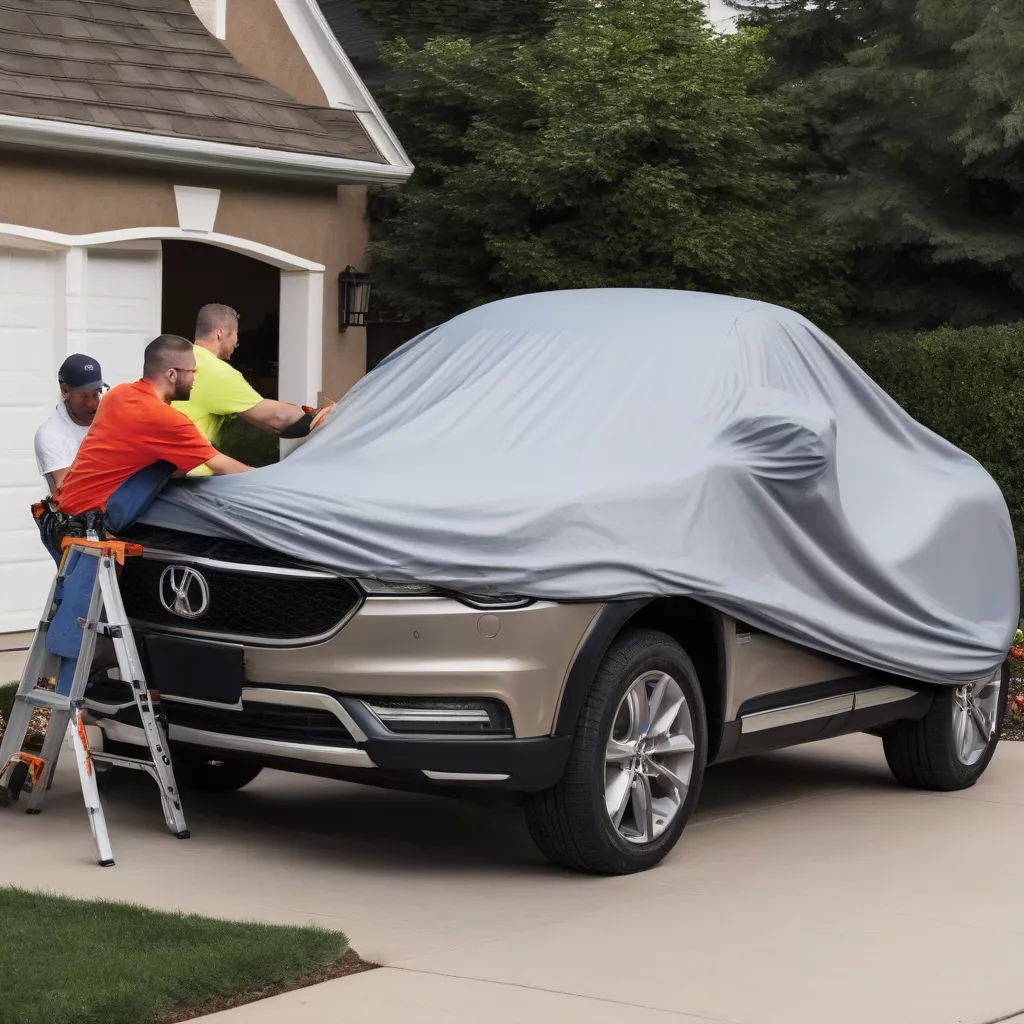 Lắp Đặt Mái Che Ô Tô Tại Nhà