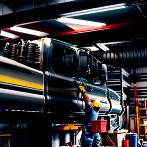 Lắp đặt man tô xe tải