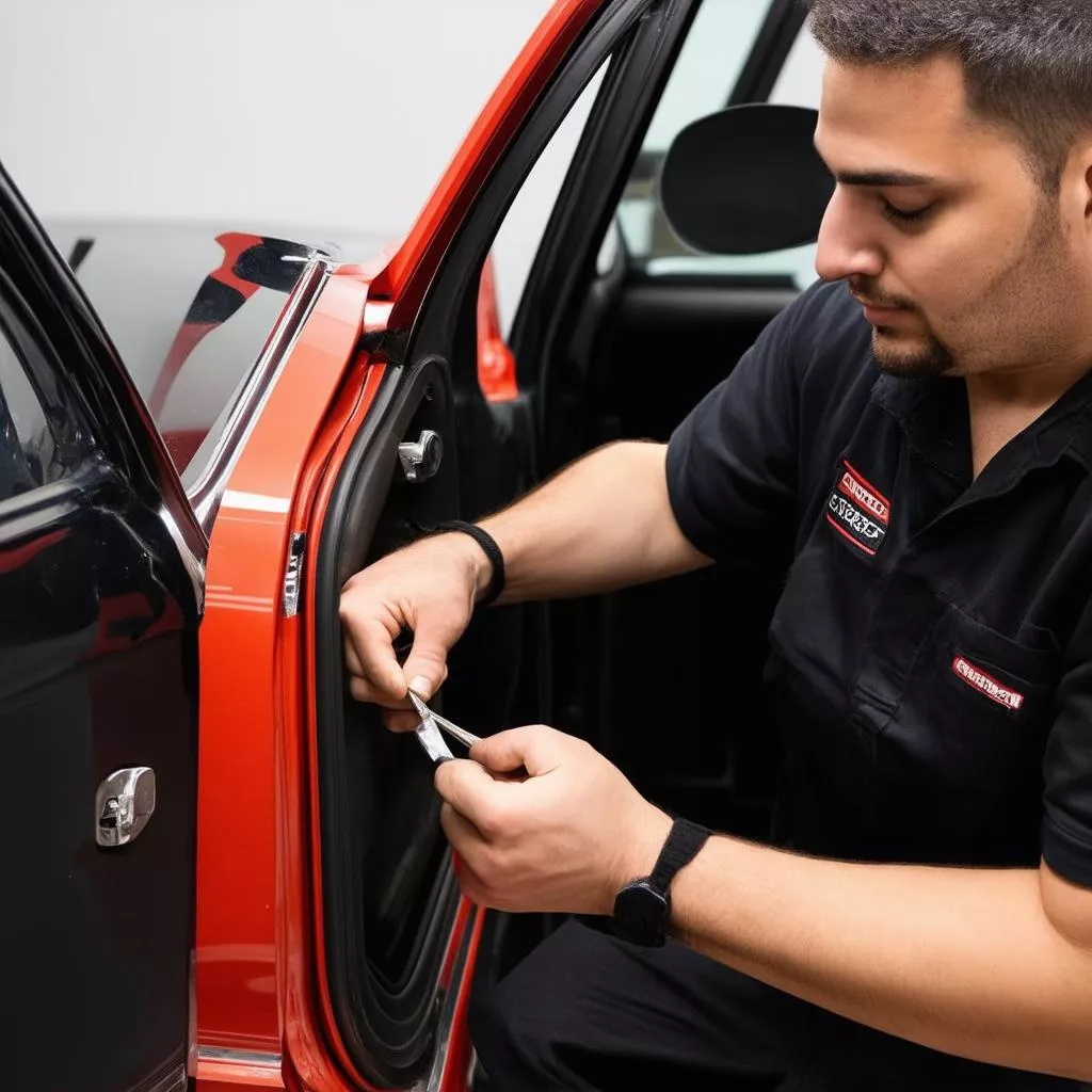 Lắp đặt nẹp mạ crom ô tô tại Hà Nội