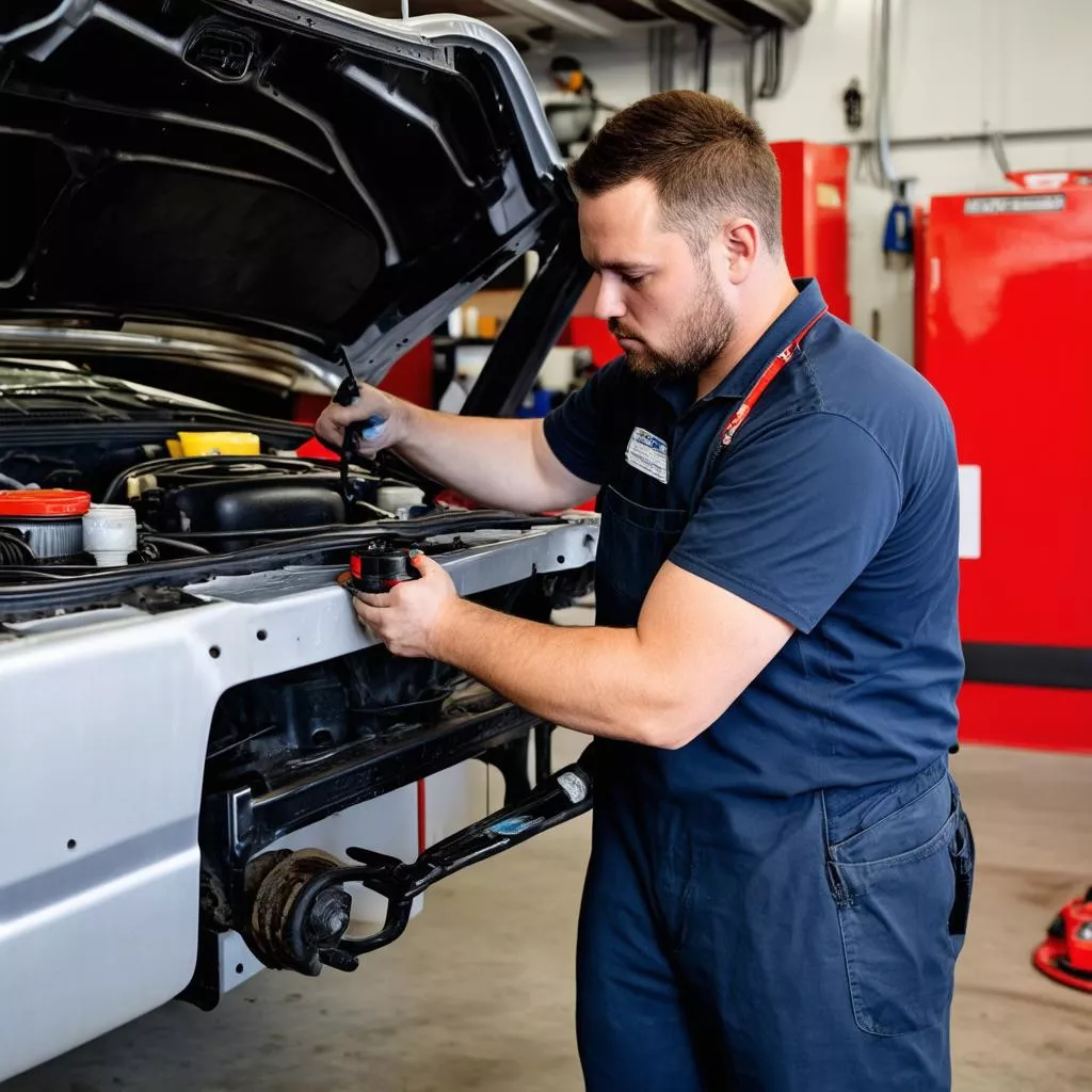 Lắp đặt phụ kiện cho xe tải