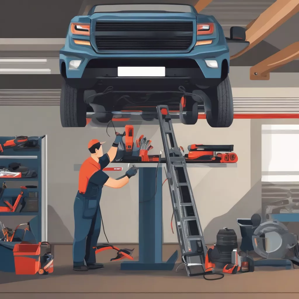 Lắp đặt phụ kiện ô tô tải