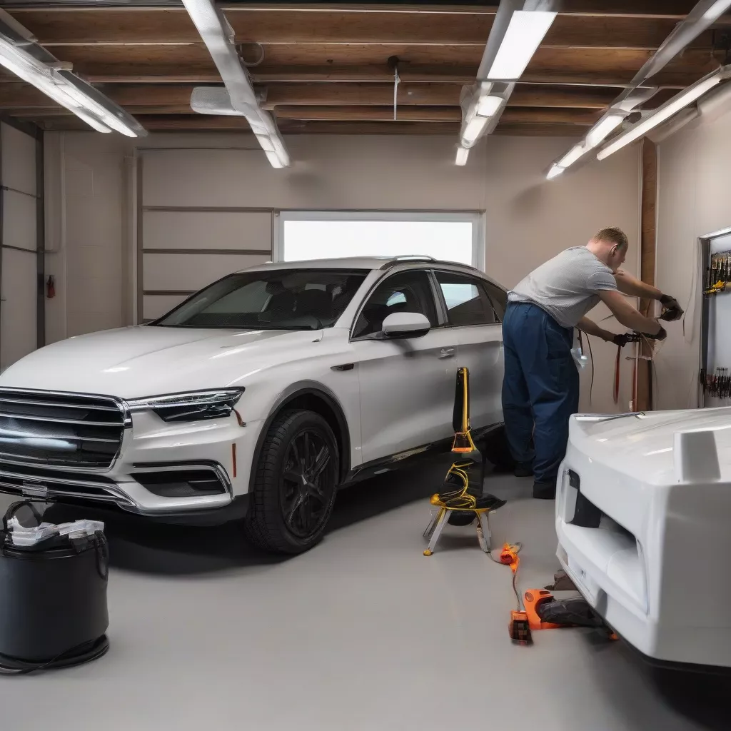 Lắp đặt rèm che nắng ô tô tại nhà