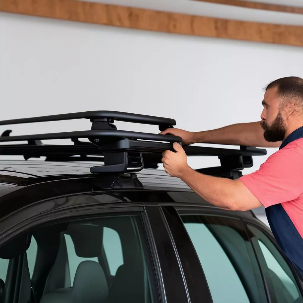 Lắp đặt thanh giá nóc ô tô