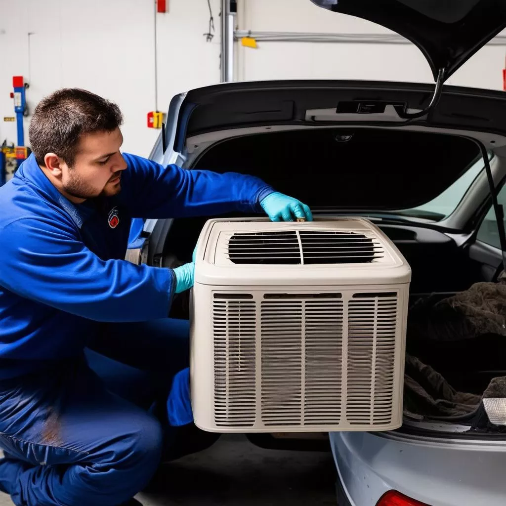 Beat the Hanoi Heat: Truck AC Installation