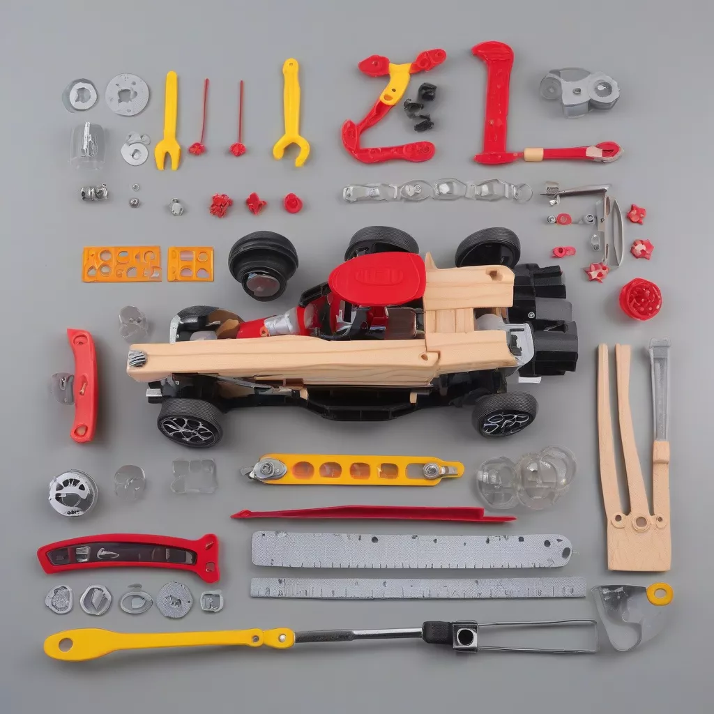 Bộ lắp ráp xe ô tô đồ chơi