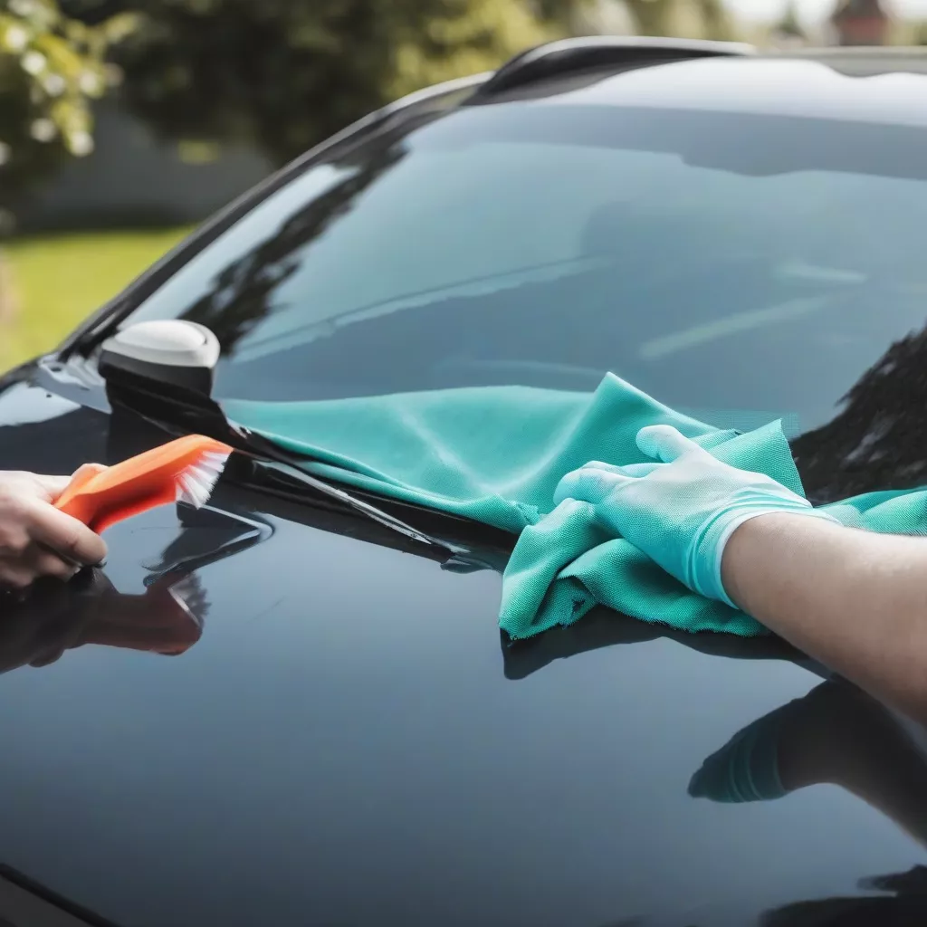 Cách Làm Sạch Kính Xe Ô Tô Sáng Bóng Như Mới