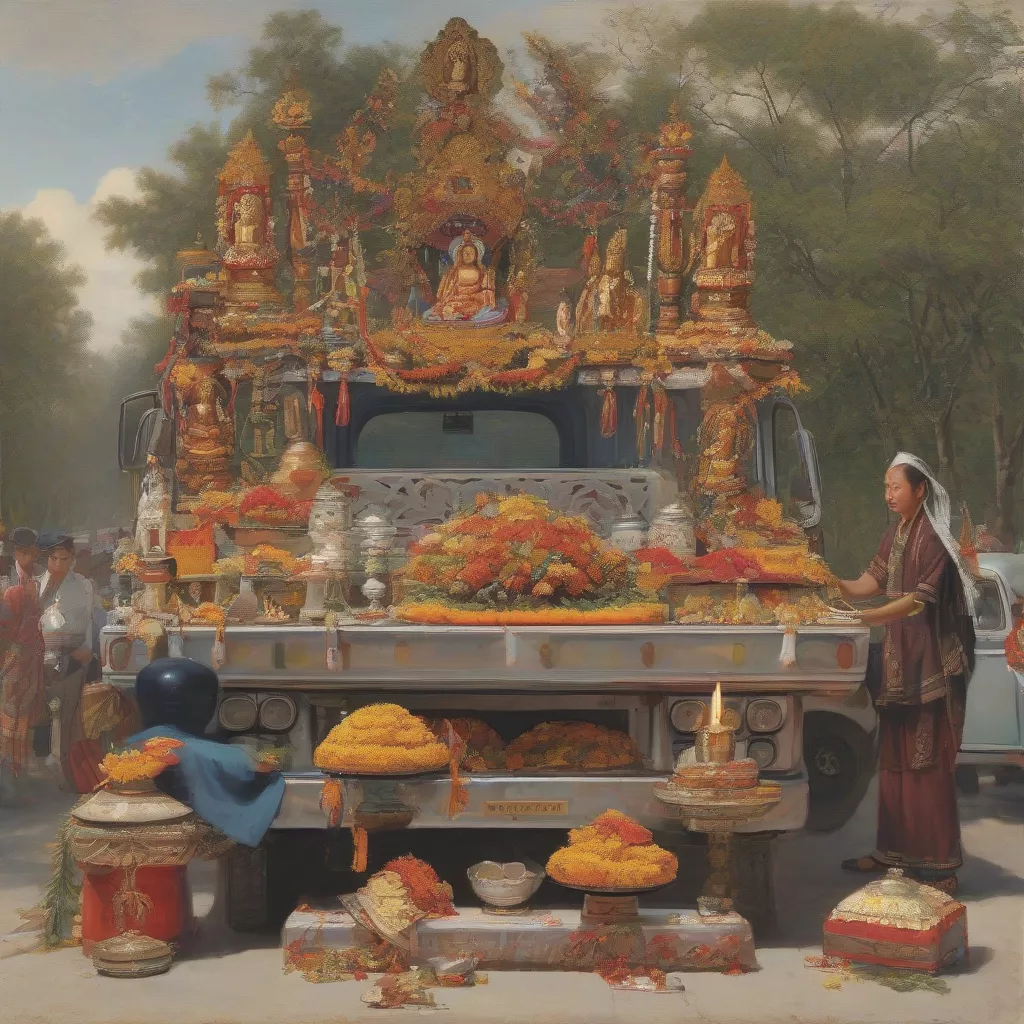 Year-End Truck & Car Blessing Ceremony in Vietnam