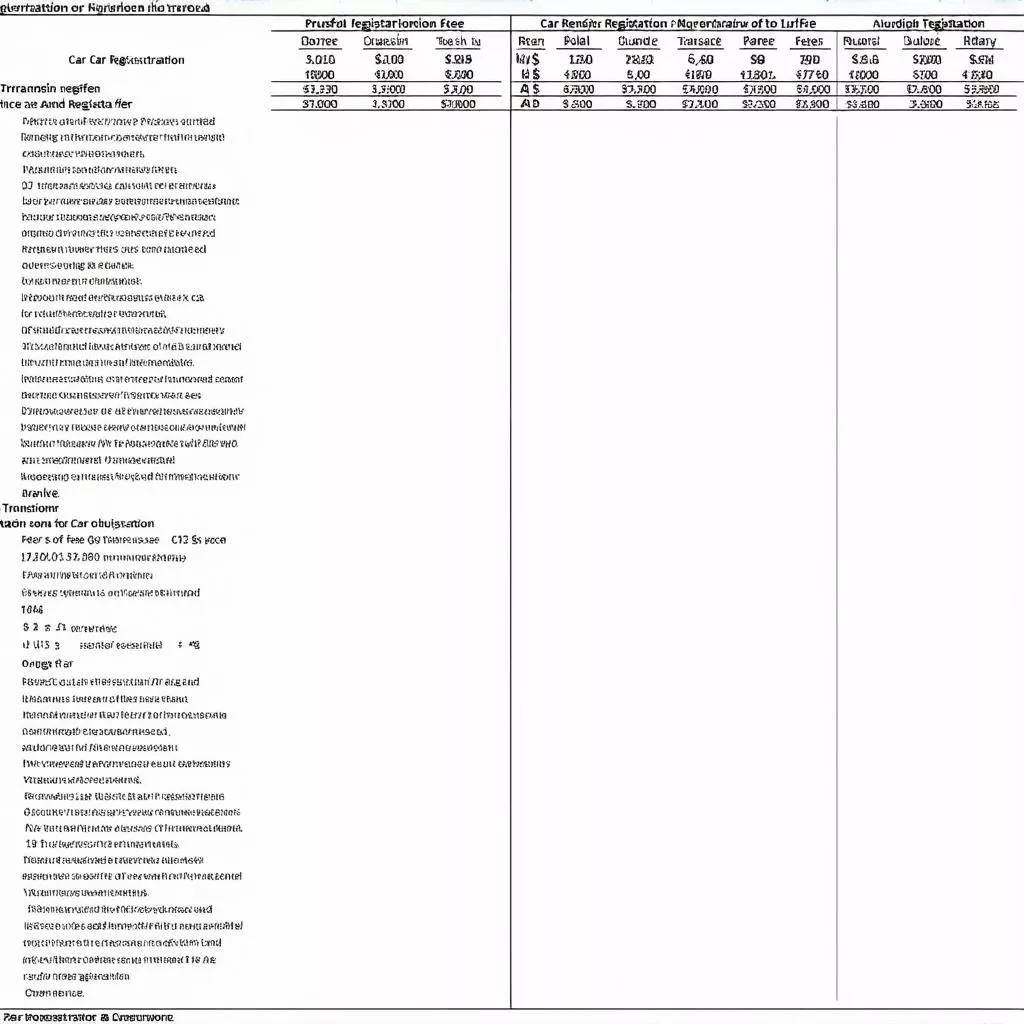 Lệ phí sang tên xe ô tô