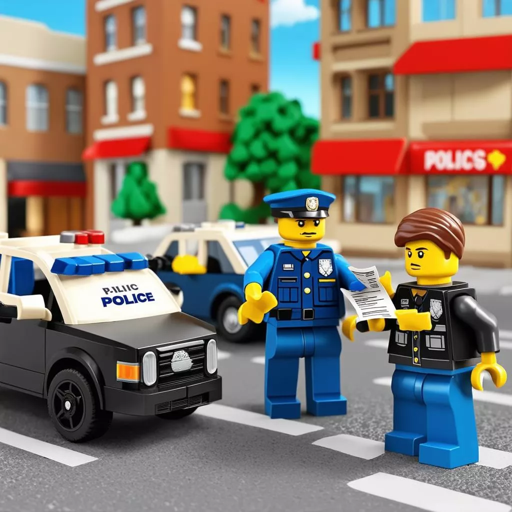 LEGO Police Car - Protecting the Peace
