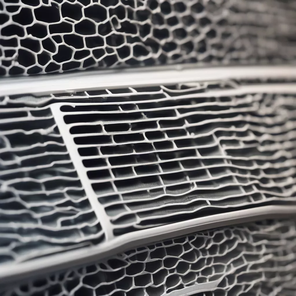 Lọc gió máy lạnh sạch sẽ