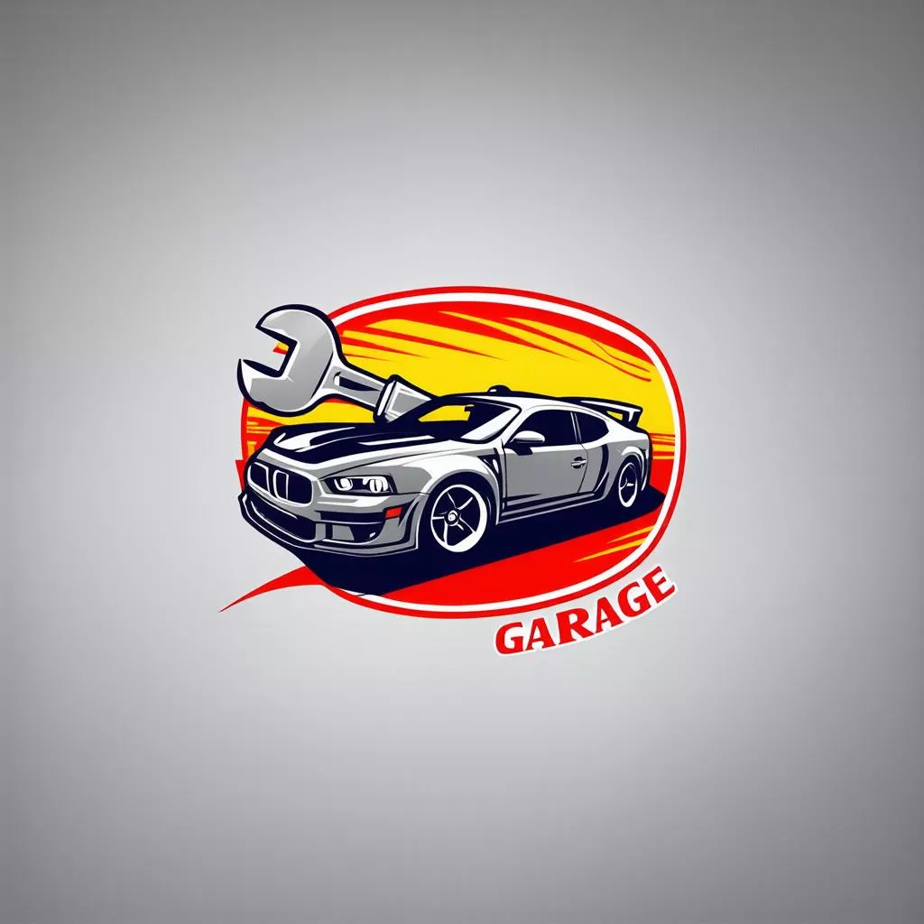Logo gara ô tô ấn tượng