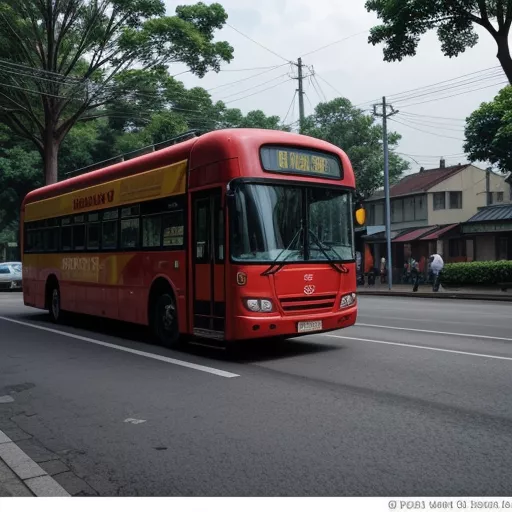 Map of Bus Route 19 in Hanoi