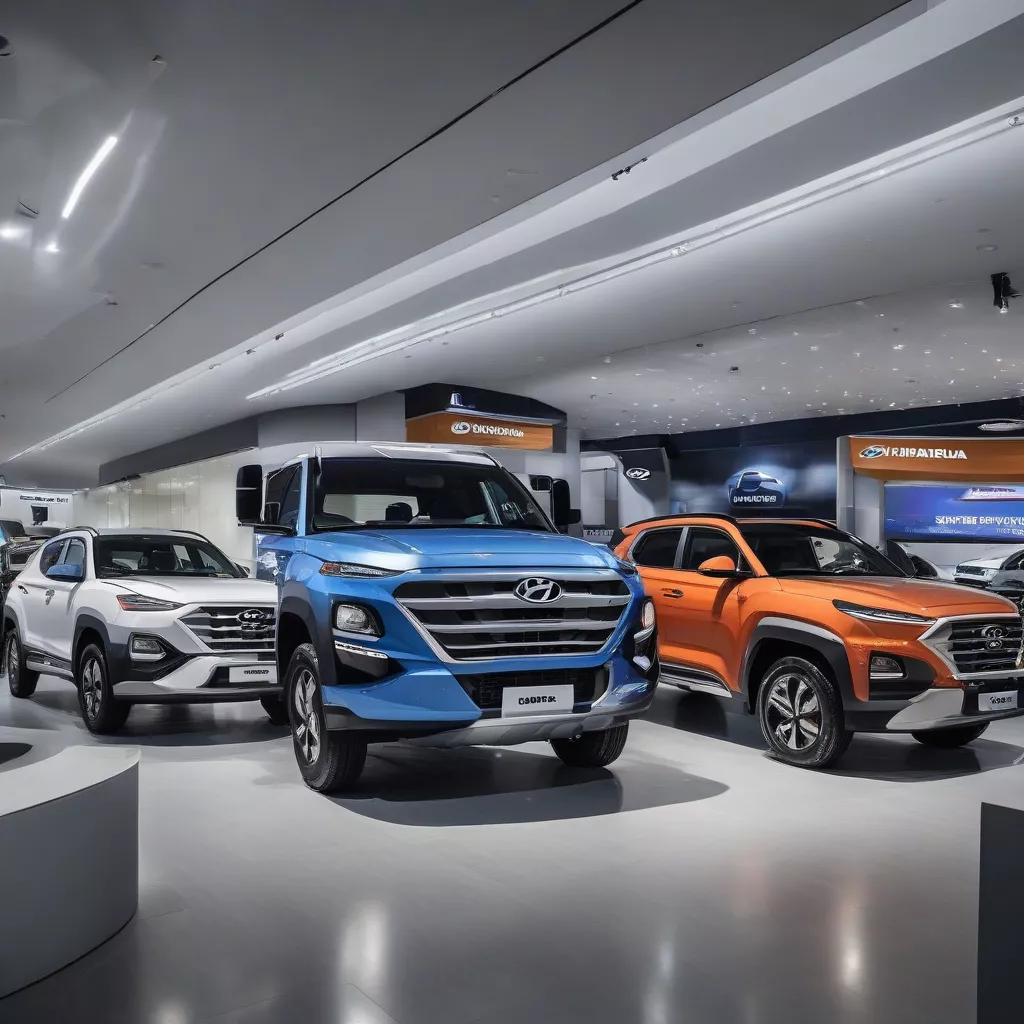 ヒュンダイトラックのショールーム