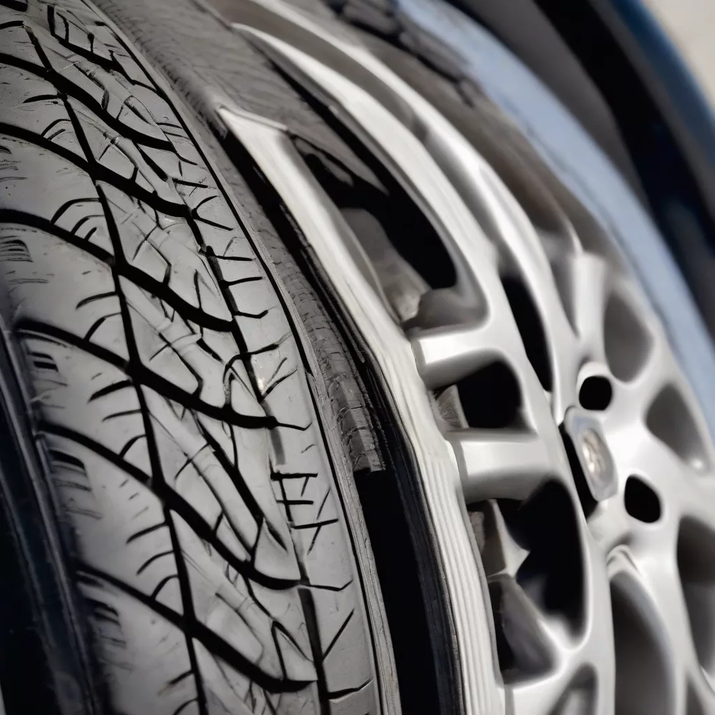 Lốp ô tô bị non