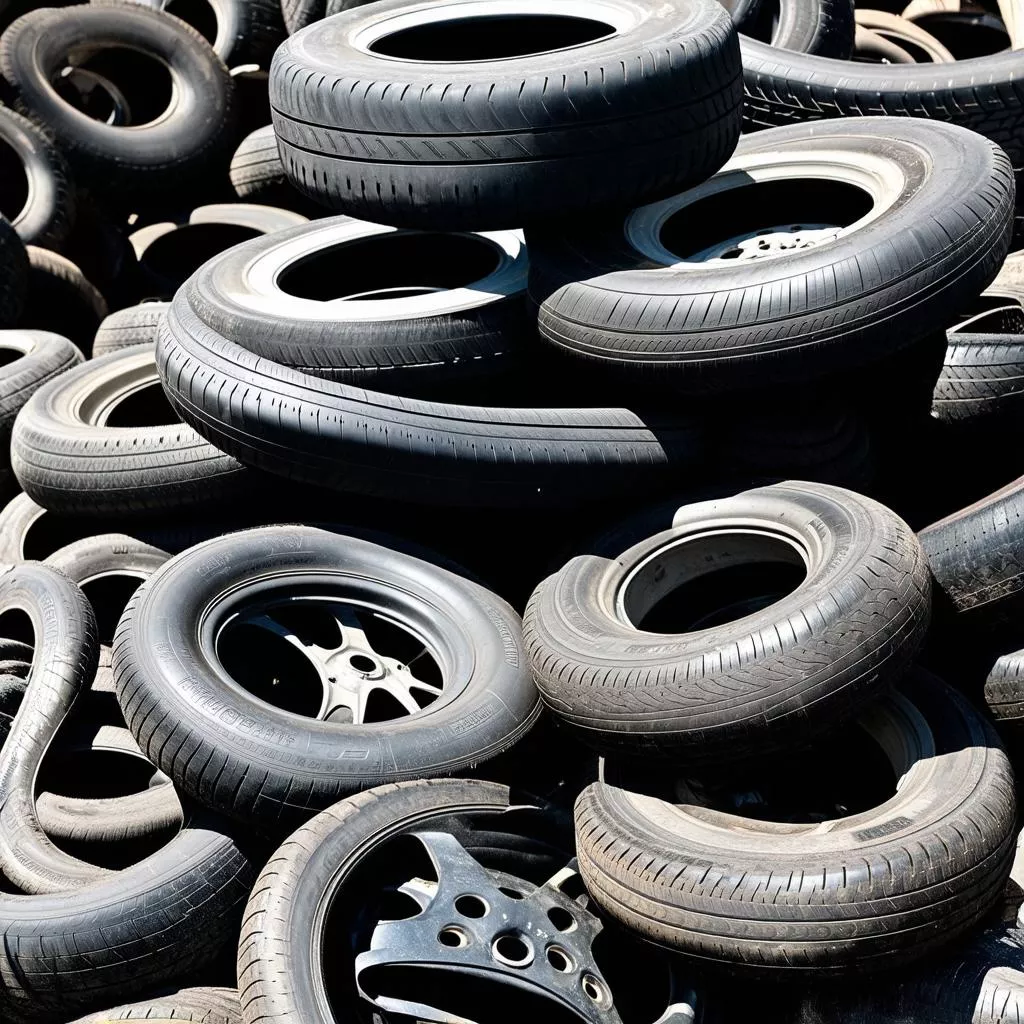 पुराने टायर बेचें: फायदा या नुकसान?