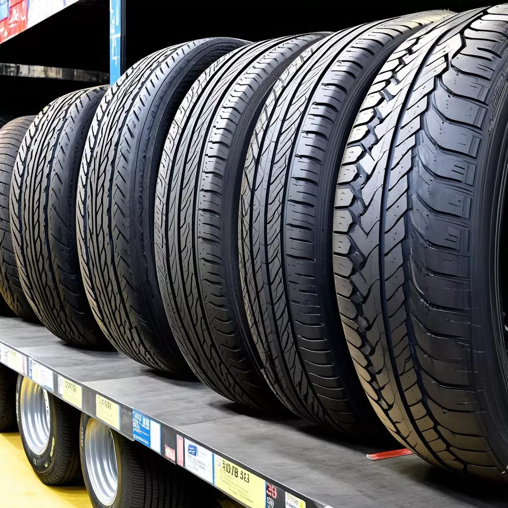 各种卡车轮胎示意图