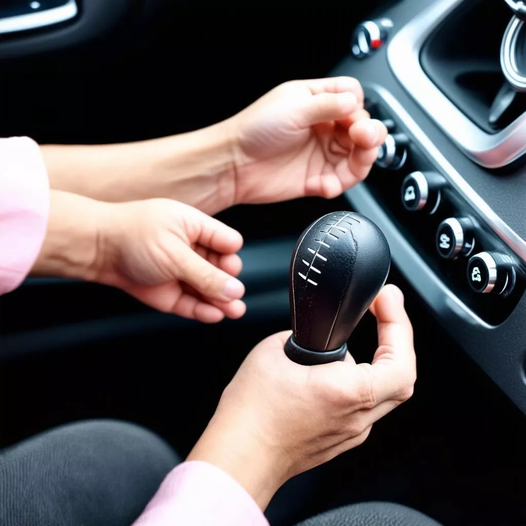 Luyện tập lái xe ô tô số sàn