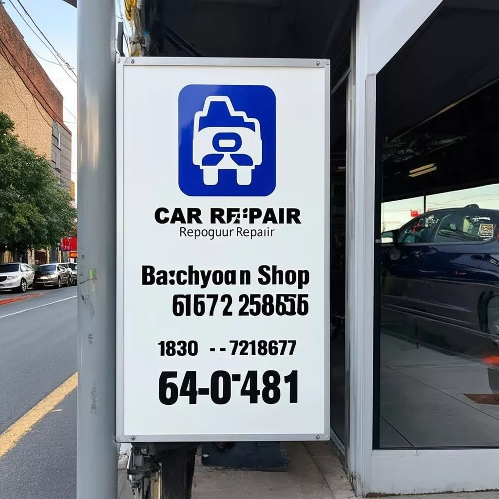 Mẫu Bảng Hiệu Gara Ô Tô: Thu Hút Khách Hàng Từ Cái Nhìn Đầu Tiên