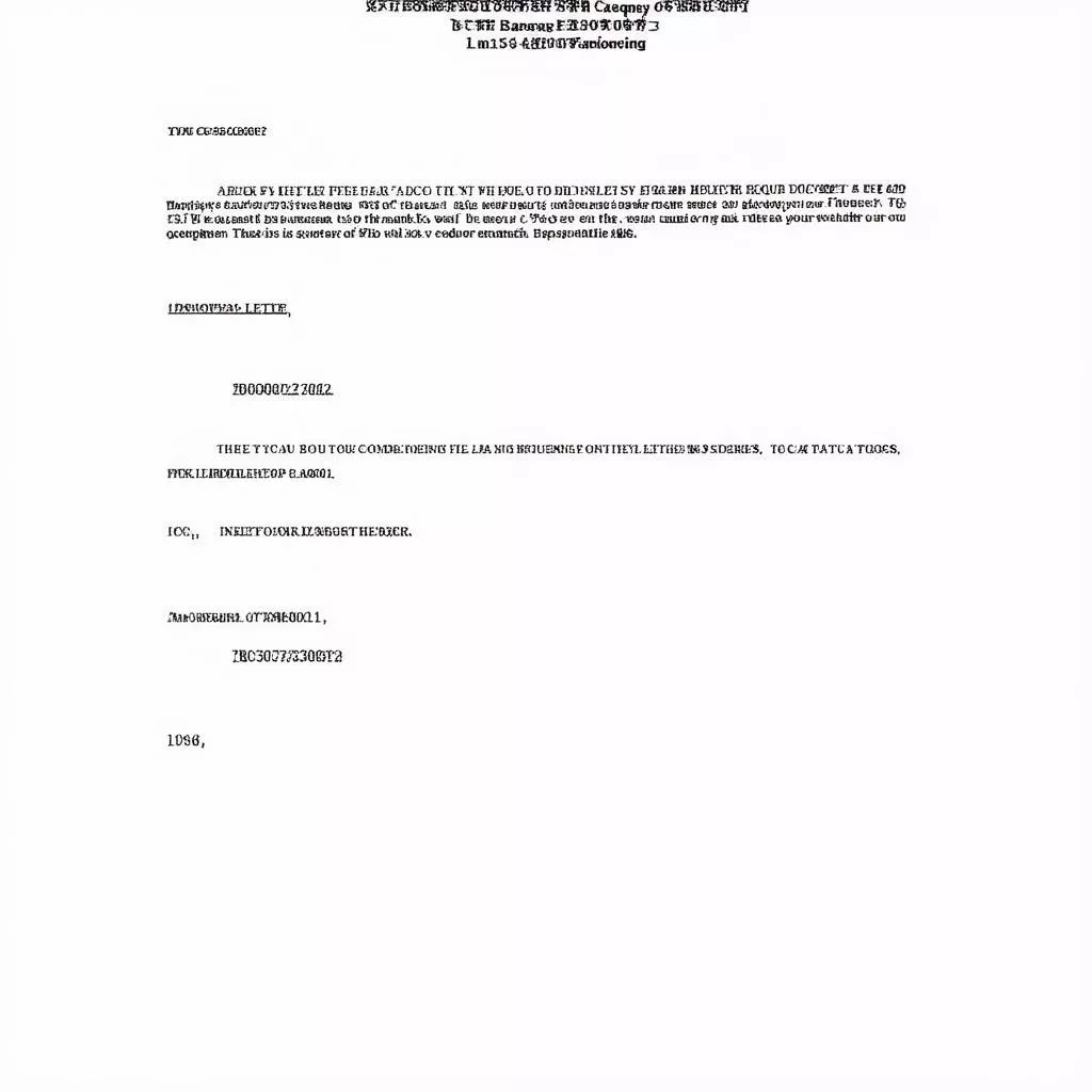 차량 요청 공문 예시