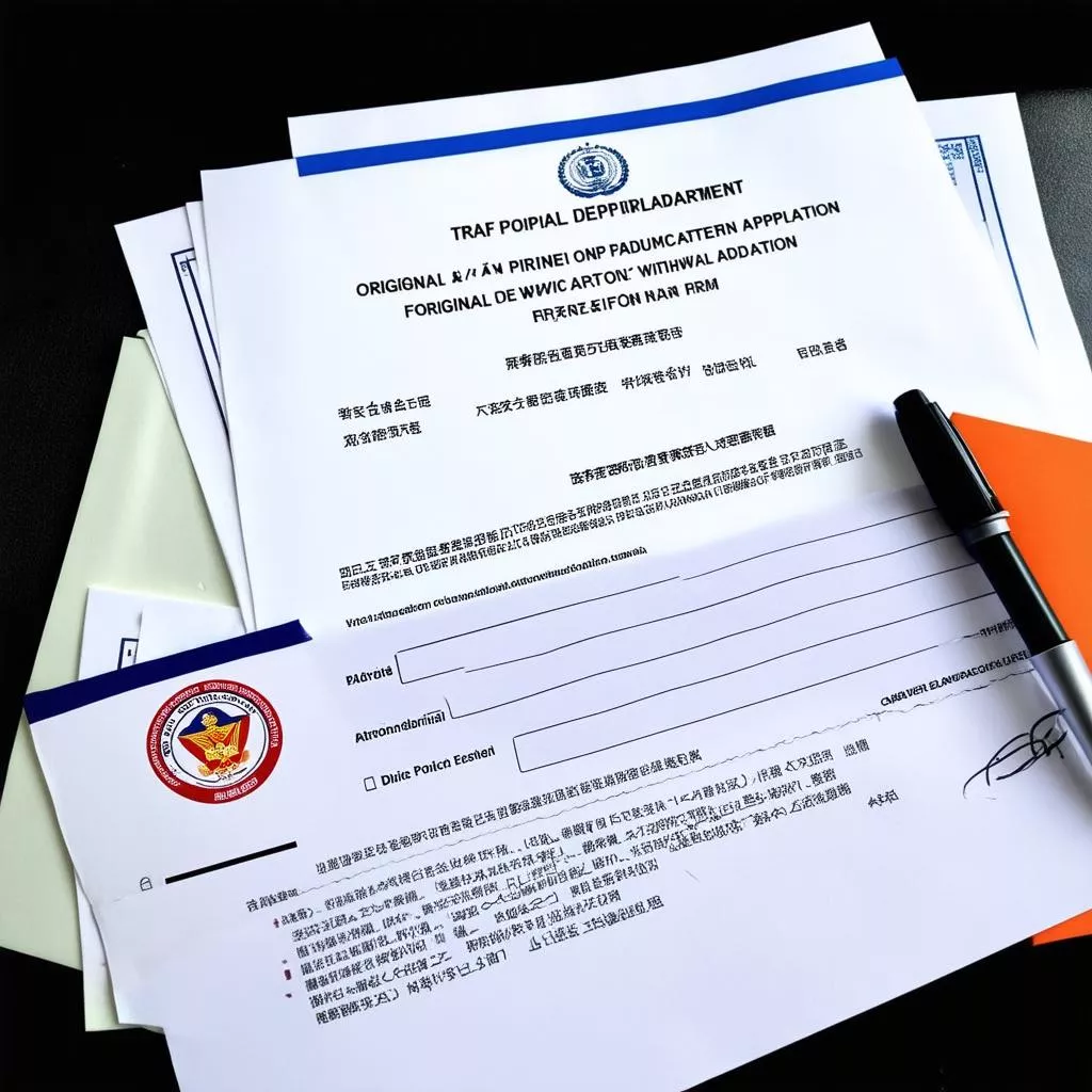 Vehicle Deregistration Application Form