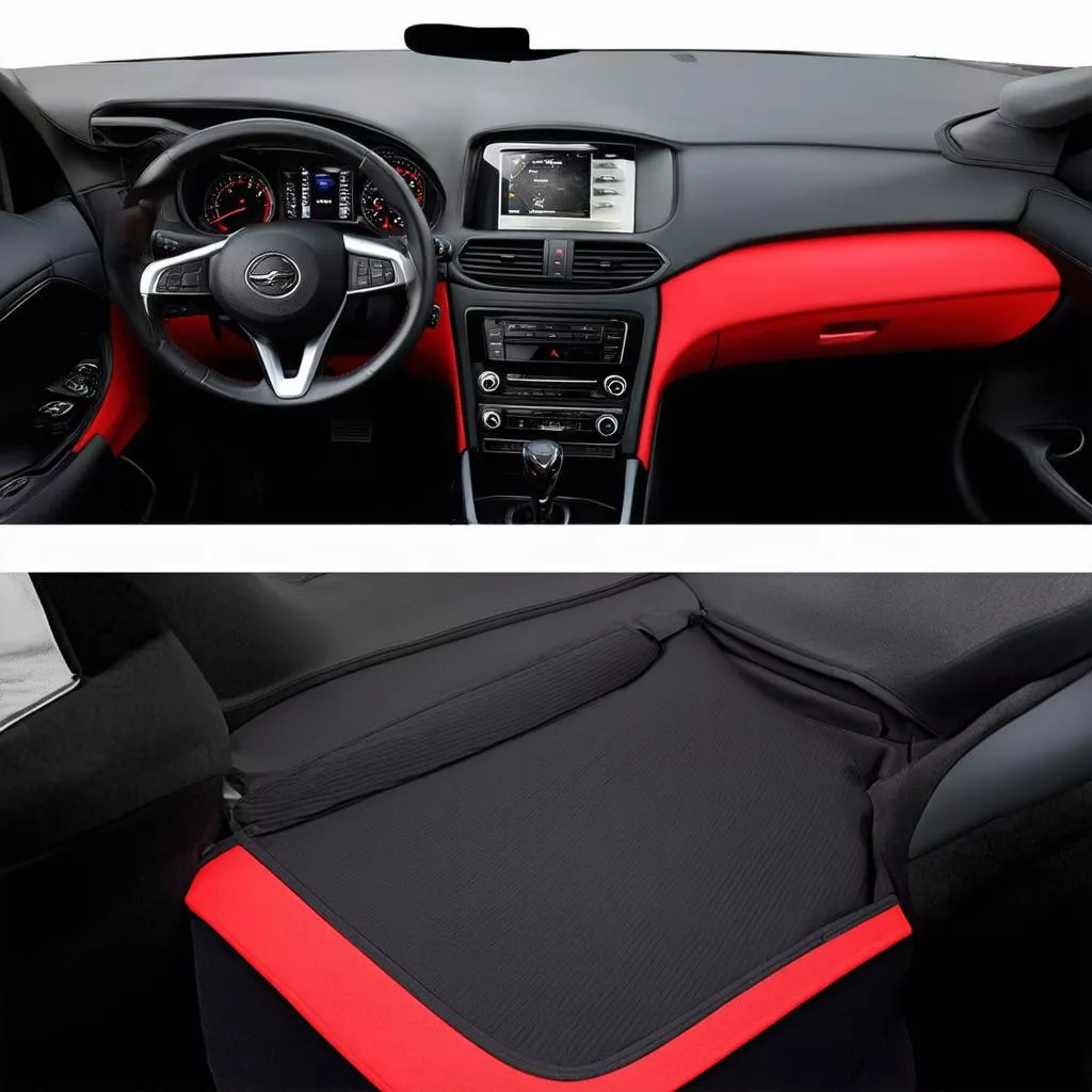 Màu sắc thảm taplo ô tô