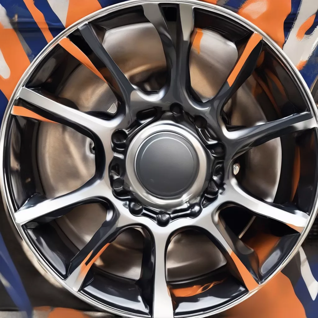 Stylish car wheel paint colors