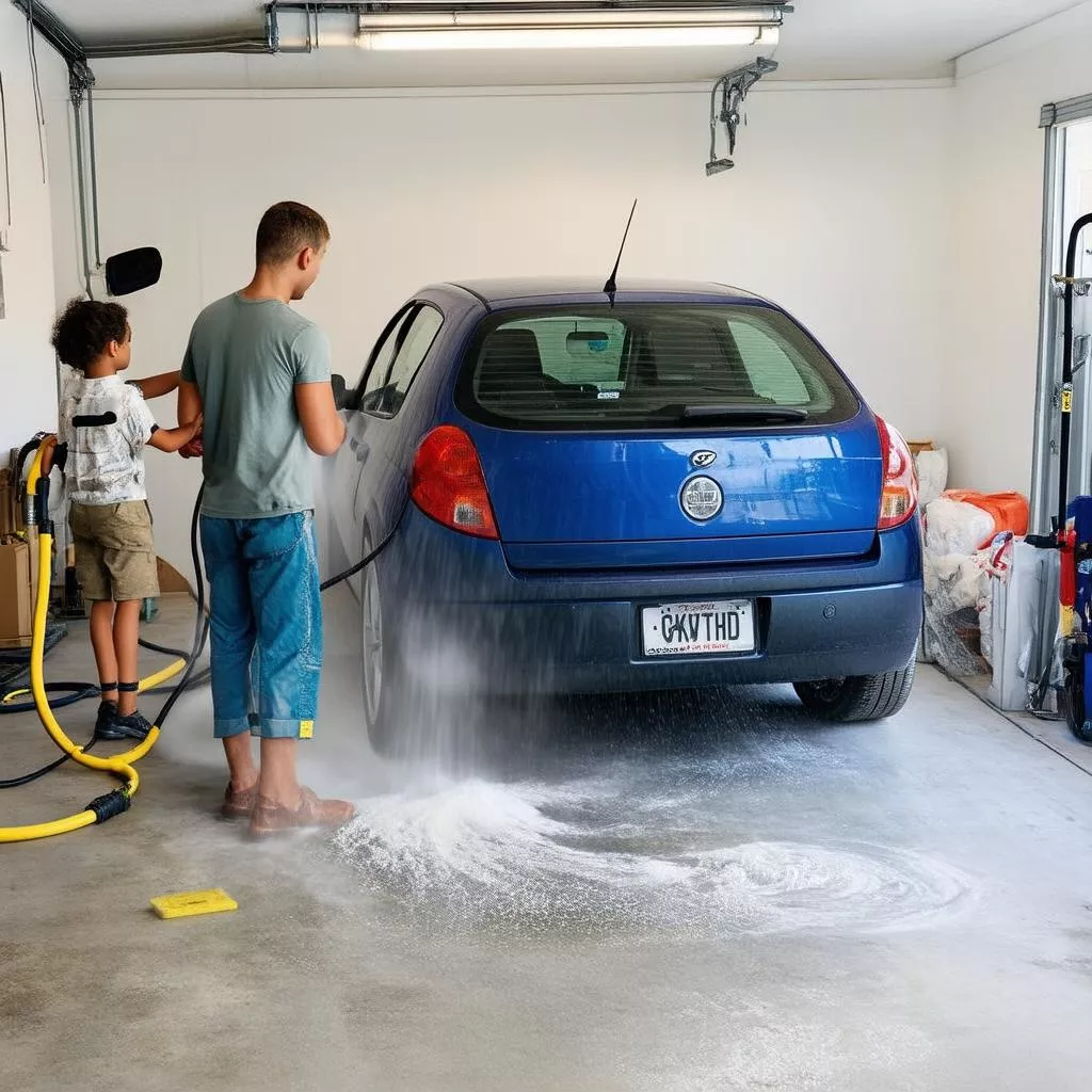 Máy bơm rửa xe ô tô gia đình: “Cứu tinh” cho xế yêu của bạn