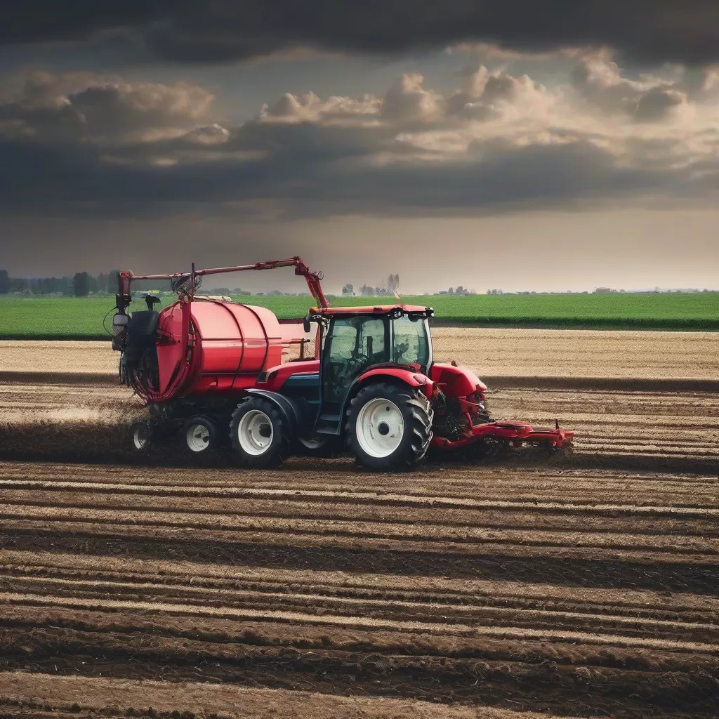 Modern Agricultural Tractors in Vietnam
