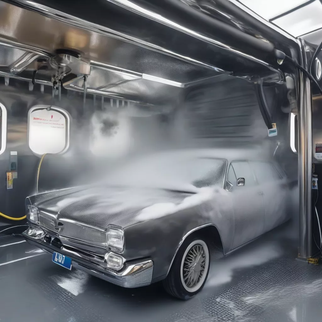 Máy rửa xe hơi nước nóng