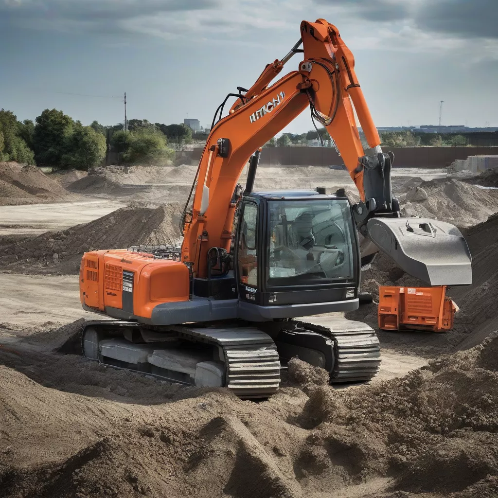 Máy Xúc Lốp Hitachi 100: Vua Công Trình Với Sức Mạnh Vượt Trội