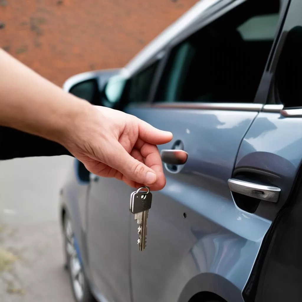 Mở cửa ô tô