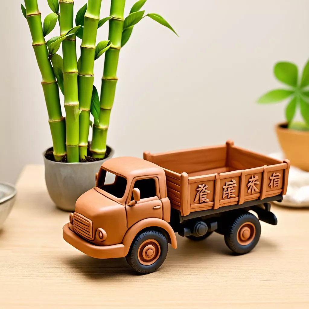 풍수 점토 트럭 모형