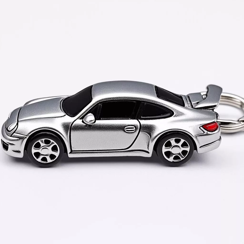 Metal truck keychain