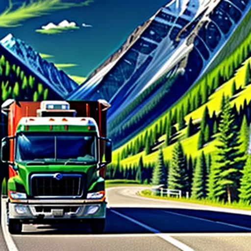 Un moderno autocarro