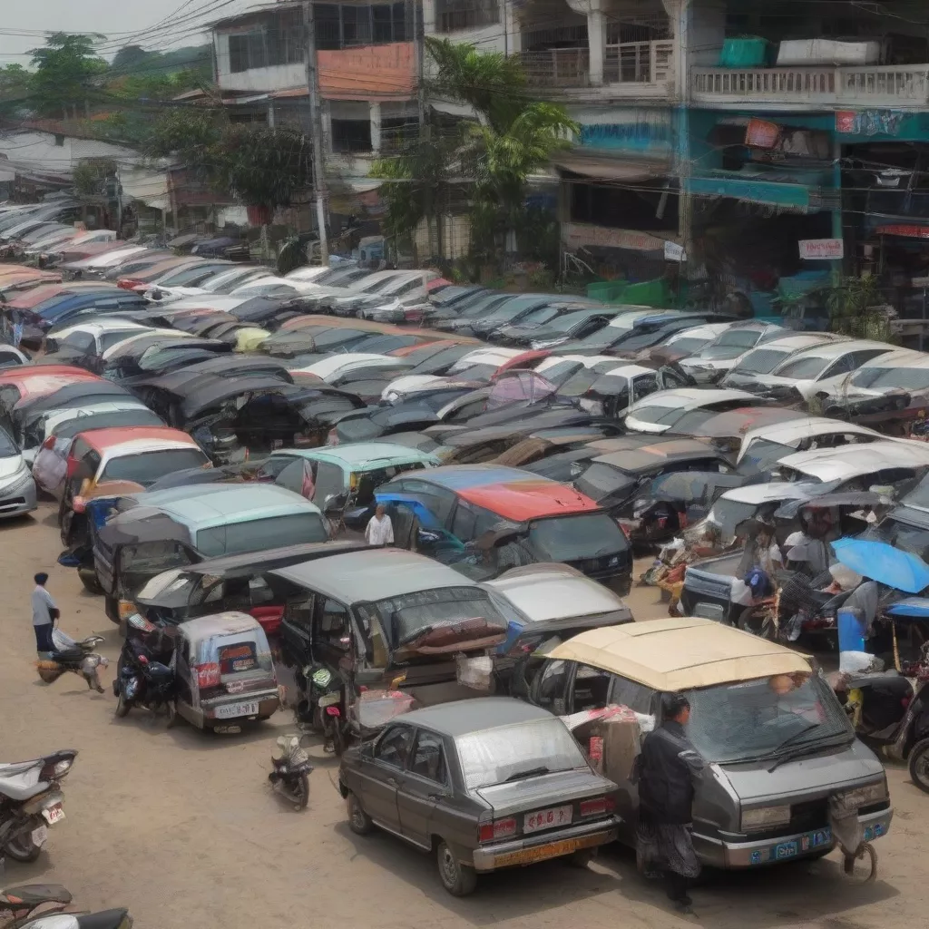 Buying and selling used cars in Thai Binh