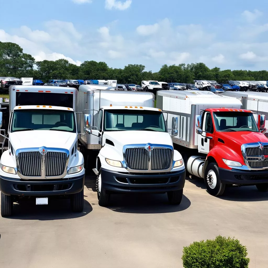 Buying and selling trucks