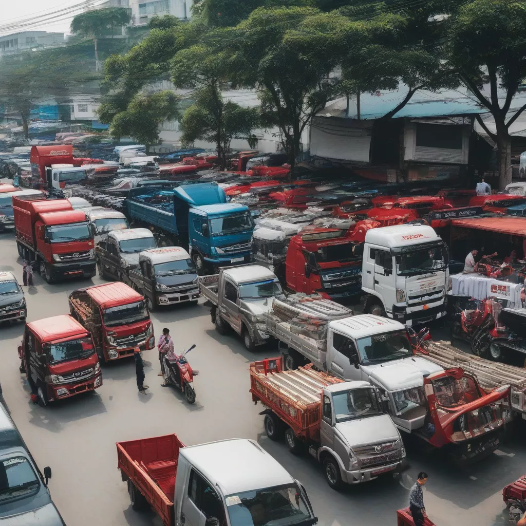 Mua bán xe tải cũ tại Hà Nội