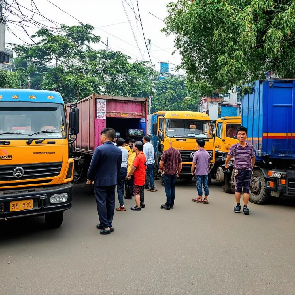 Mua bán xe tải cũ tại Hà Nội