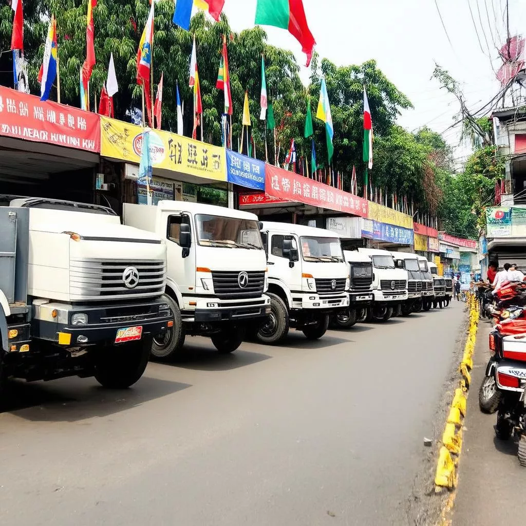 Truck buying and selling in Hanoi