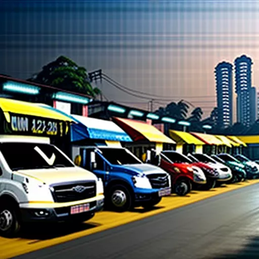 Buying and selling trucks in Hanoi