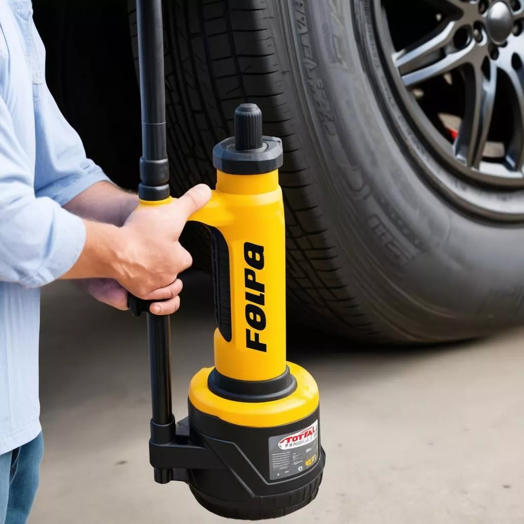 Mua bơm lốp ô tô Total