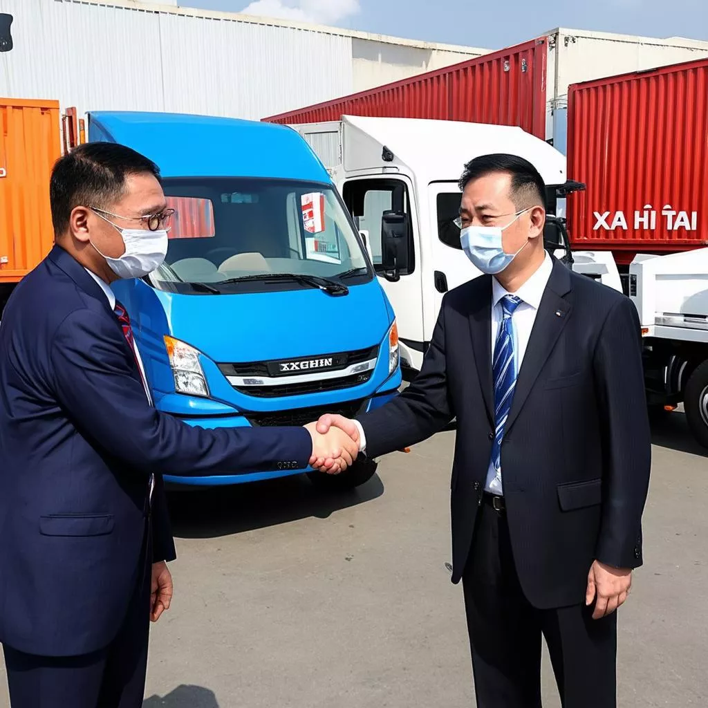 ハノイで輸入トラックを購入