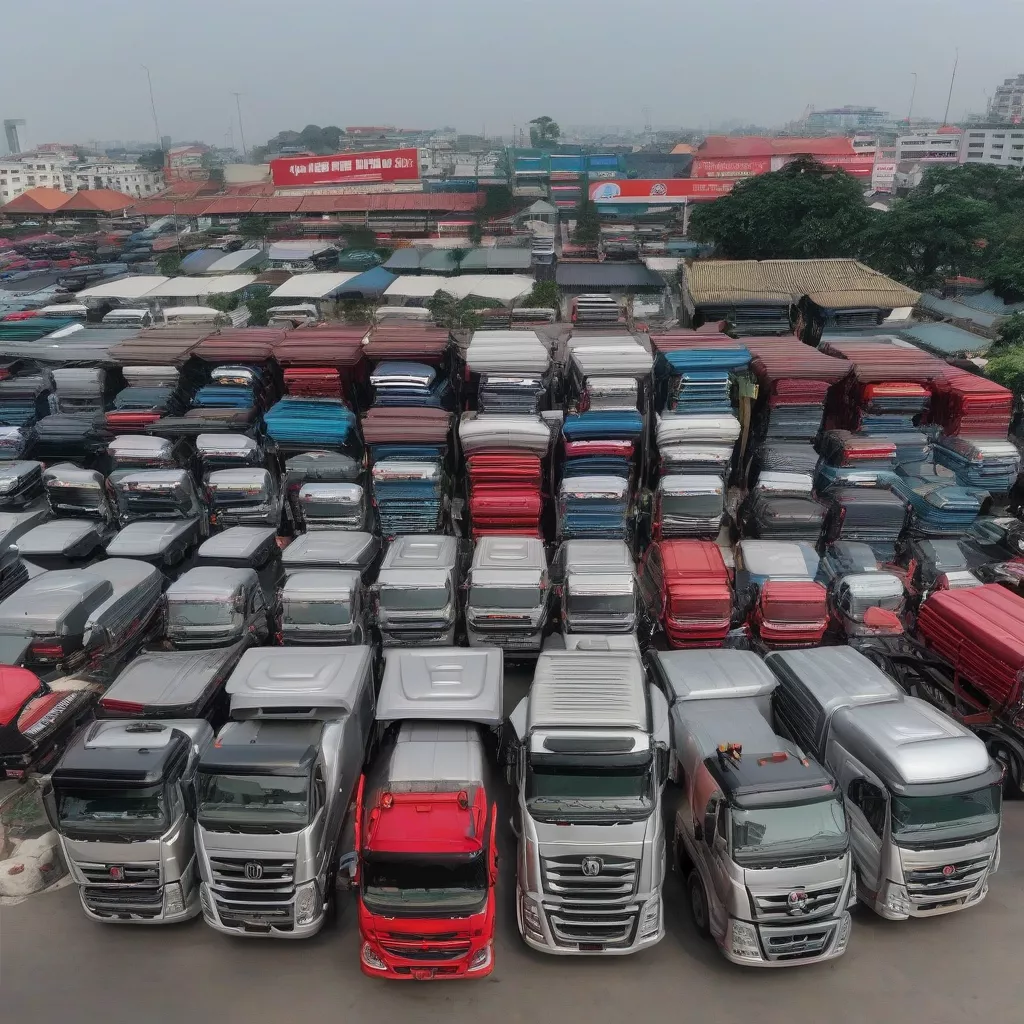 Hình ảnh minh họa về việc mua xe tải tại Hà Nội