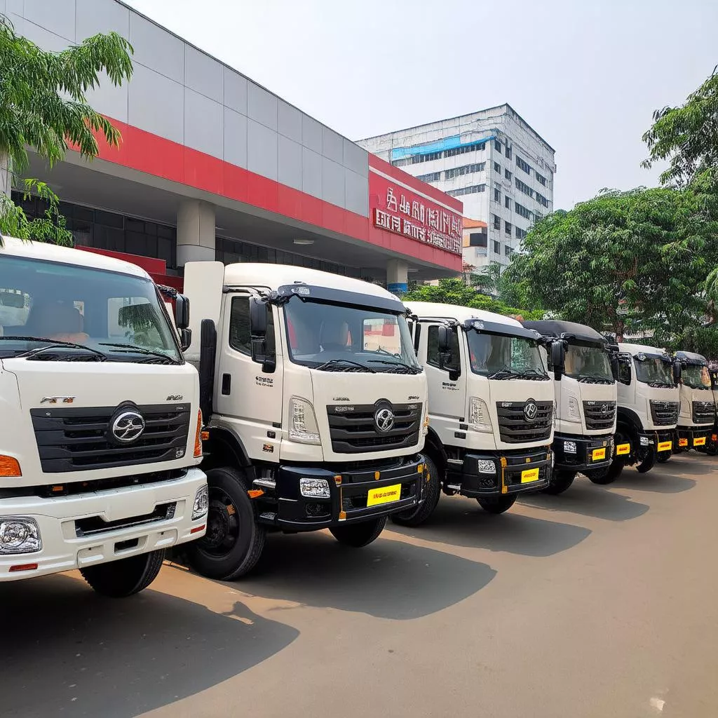 Buying trucks in Hanoi