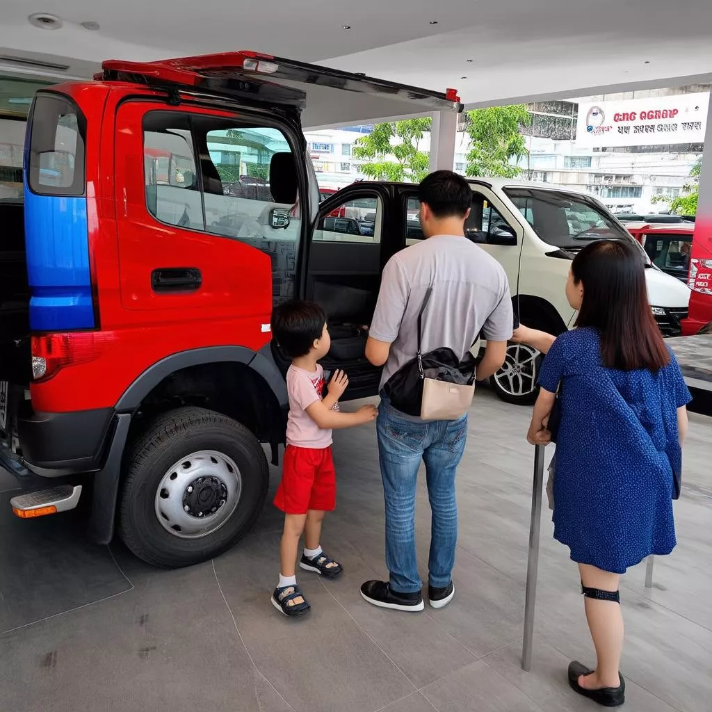 Buying a truck with installments in Hanoi