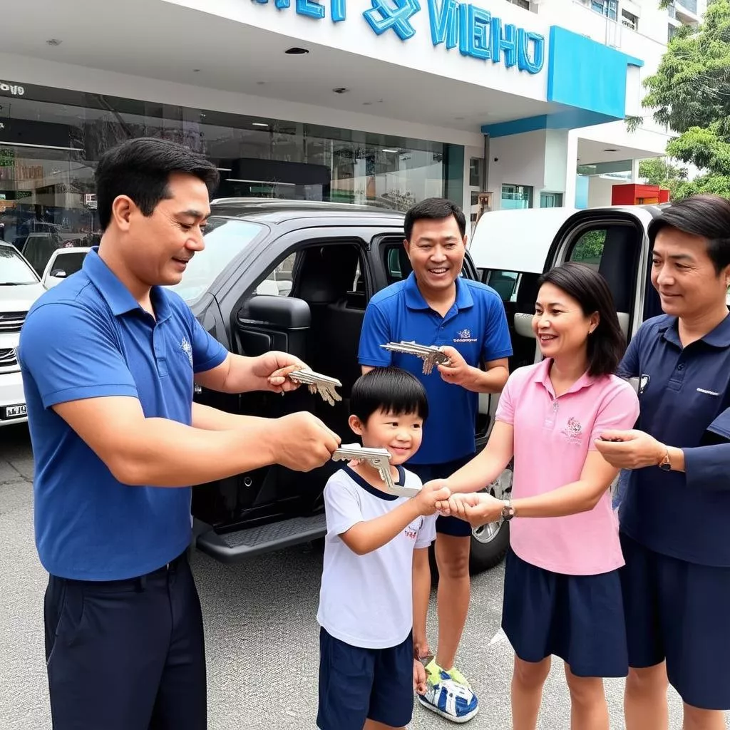 在河内分期付款购买卡车