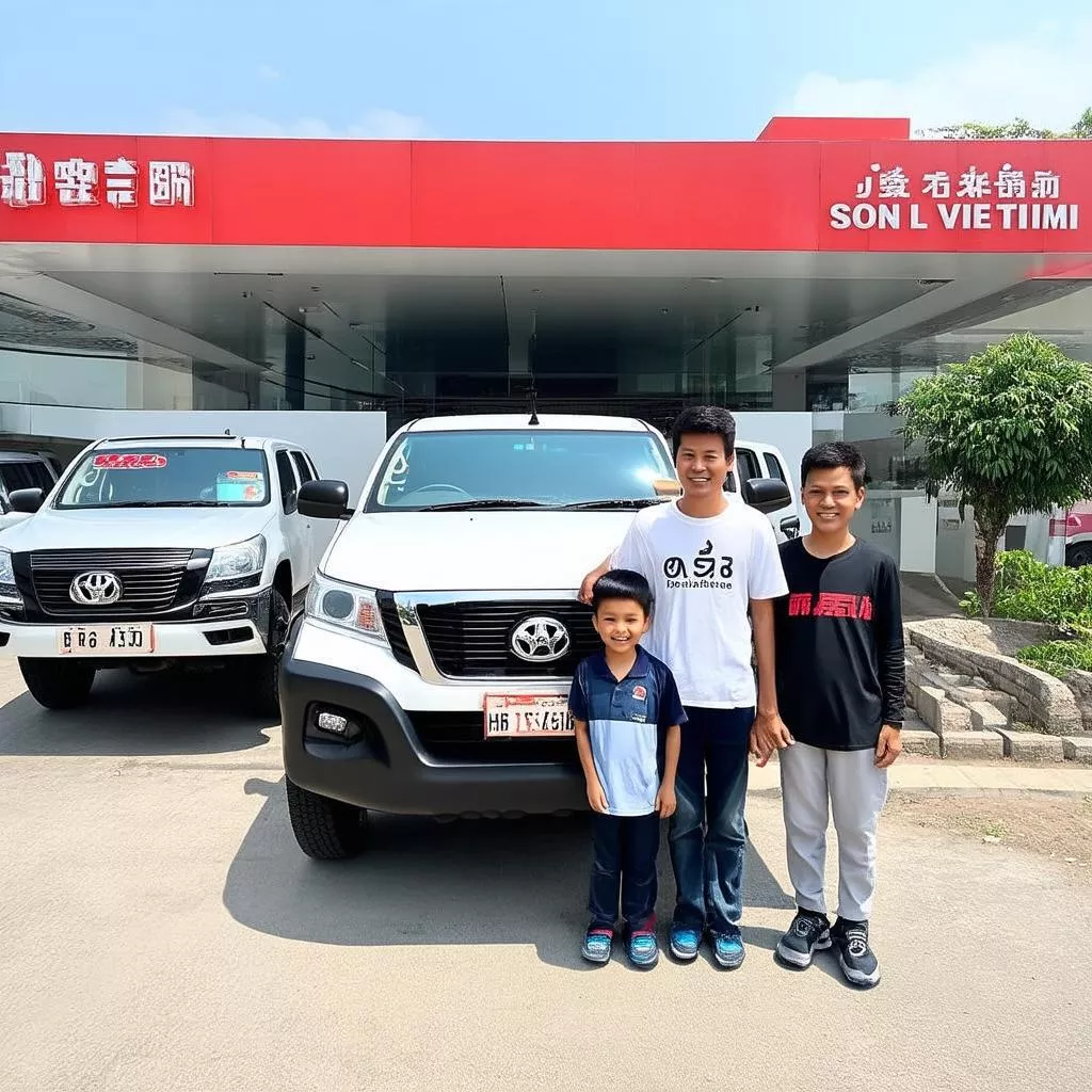 Buying a truck with installment plan in Son La