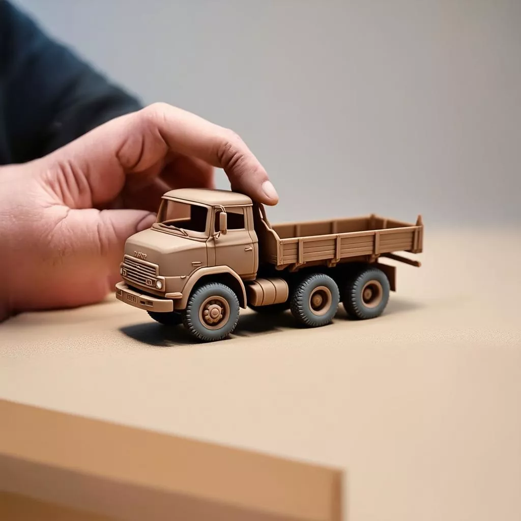 점토로 트럭 만들기: 열정에 생명을 불어넣다