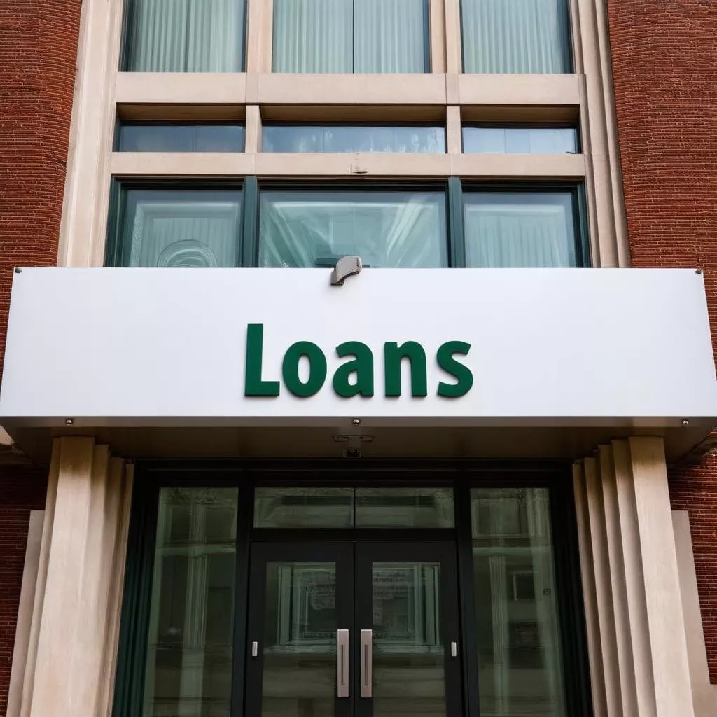Bank providing a loan